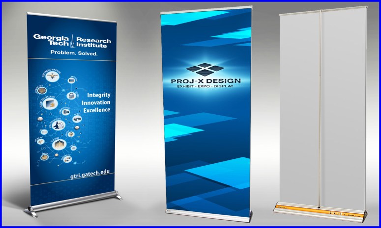 Roll Up Banner or Stand for rent - sai media ads