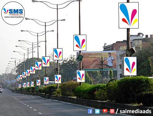 pole kiosks advertising