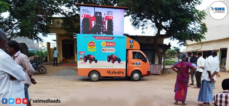 LED Advertising Van By Sai Media Solutions In Bangalore And Chennai